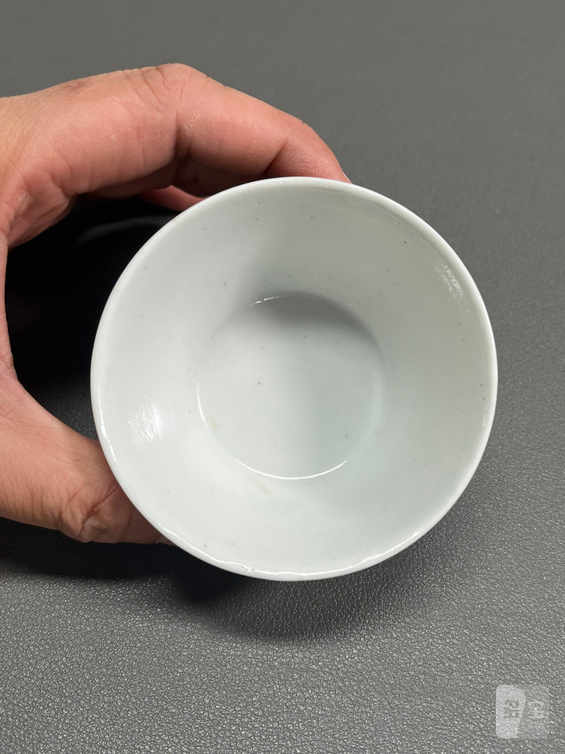 清雍正  粉彩人物故事图马蹄杯 - 图9